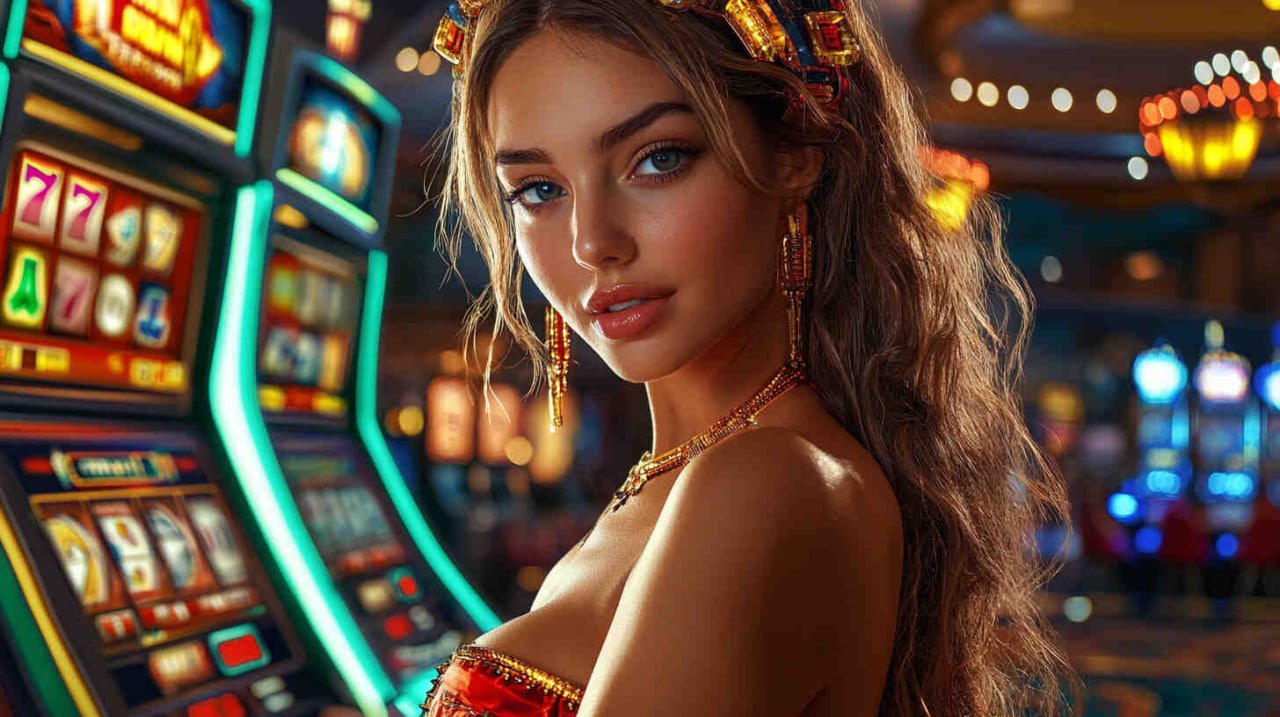 Màn hình slot online nổ hũ với các biểu tượng jackpot và đồ họa sắc nét trên điện thoại